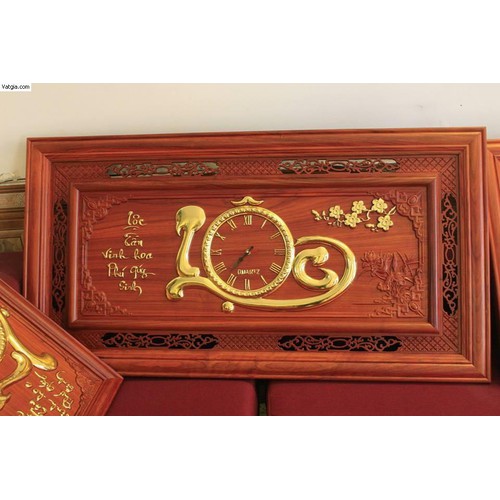 Đồng Hồ Gỗ Chữ Lộc